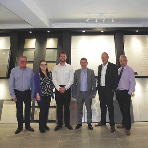 L to R: Paul Midgley, Jess Paddock, Scott Adams, Ben Bryden, David Ralph-Bates and Mark Chatfield